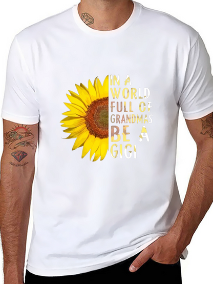 Sunflower Gigi T-Shirt - Unique Grandma Gift