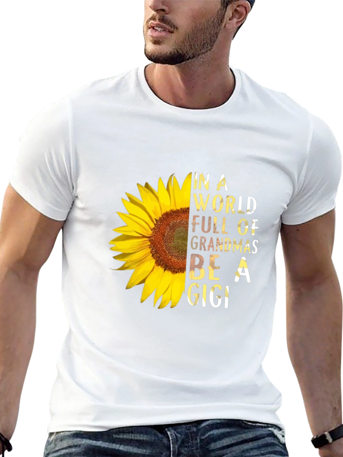 Sunflower Gigi T-Shirt - Unique Grandma Gift