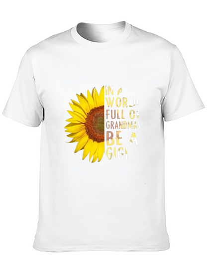 Sunflower Gigi T-Shirt - Unique Grandma Gift