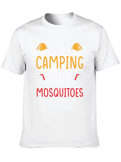 Love Camping Hate Mosquitoes Graphic Tee