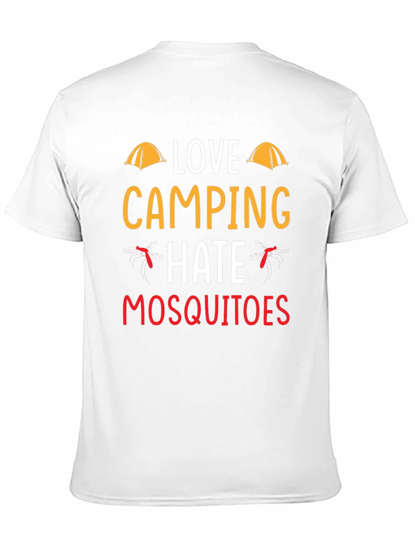 Love Camping Hate Mosquitoes Graphic Tee