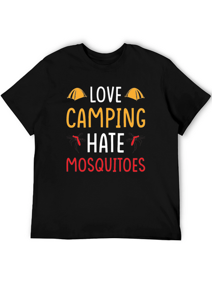 Love Camping Hate Mosquitoes Graphic Tee