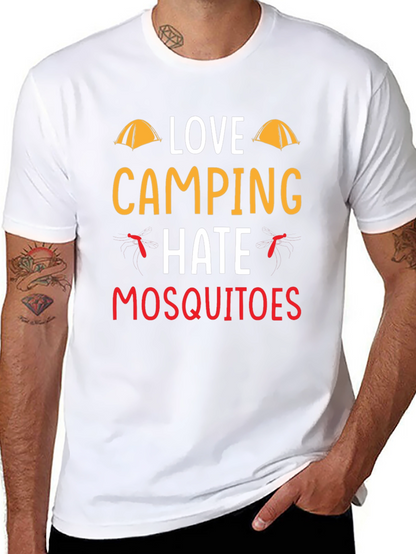 Love Camping Hate Mosquitoes Graphic Tee