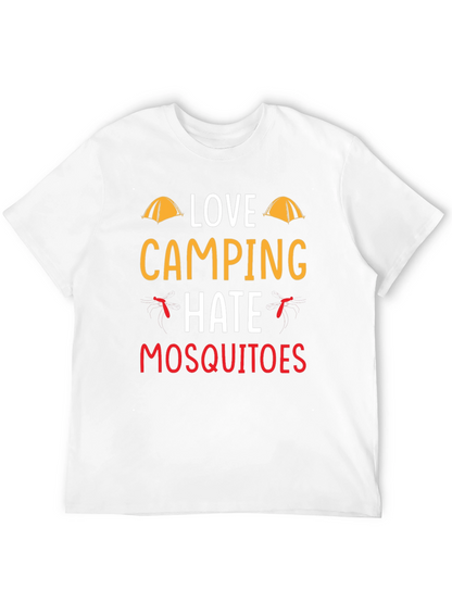 Love Camping Hate Mosquitoes Graphic Tee