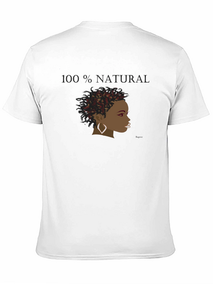 100% Natural Graphic Tee - Black