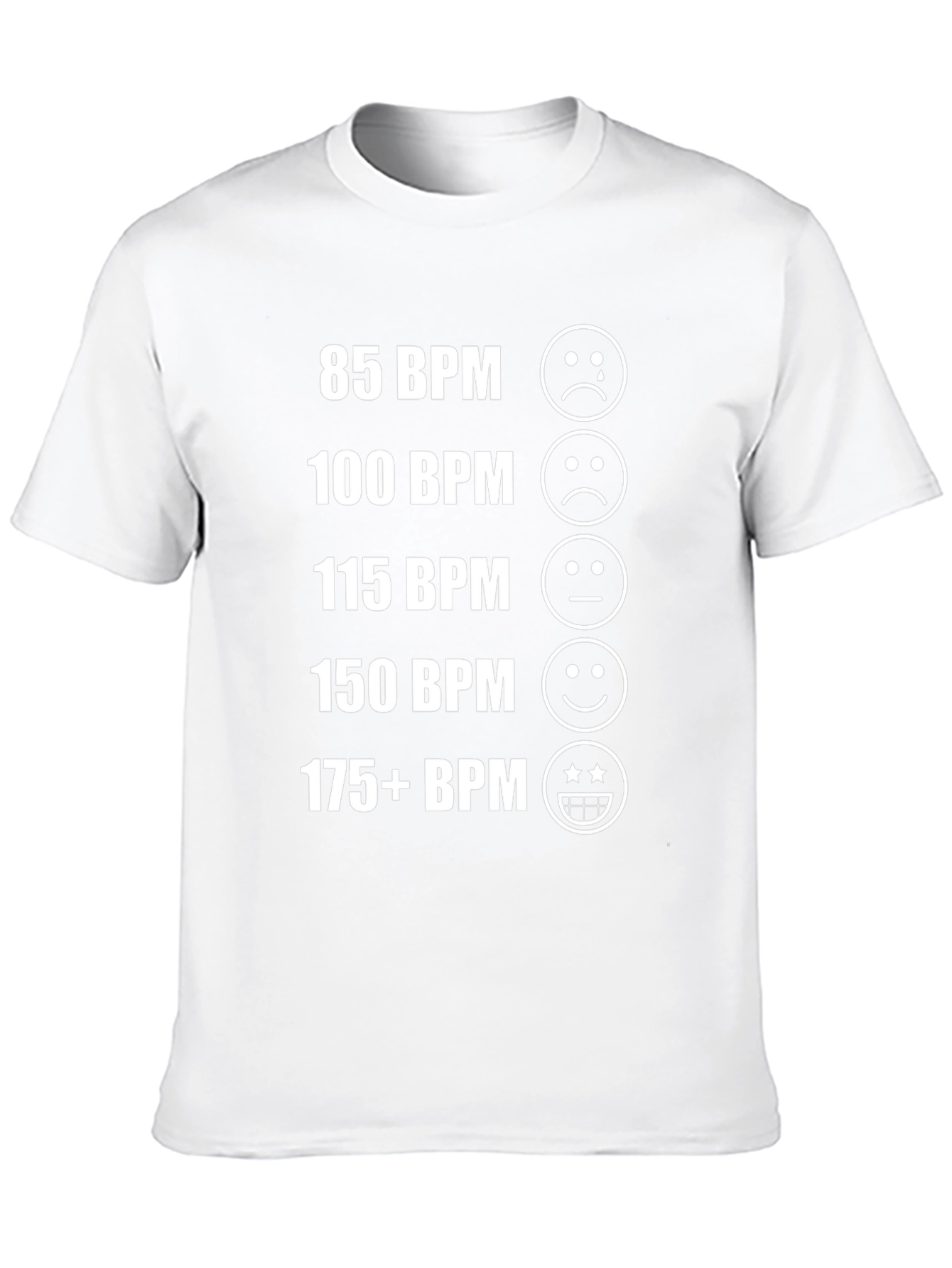 BPM Mood T-Shirt - Heart Rate Activated Fun!