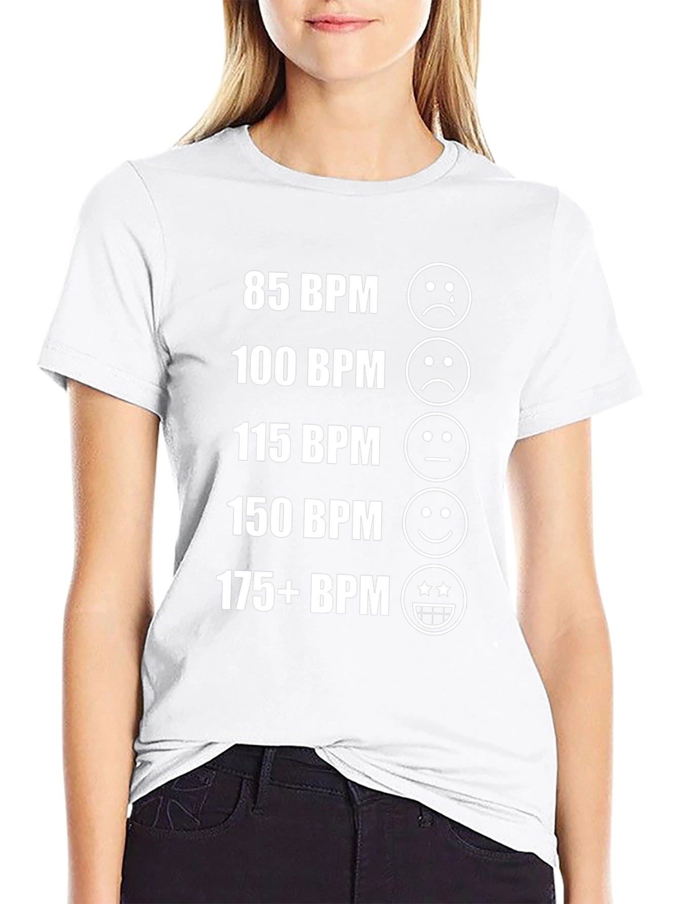 BPM Mood T-Shirt - Heart Rate Activated Fun!