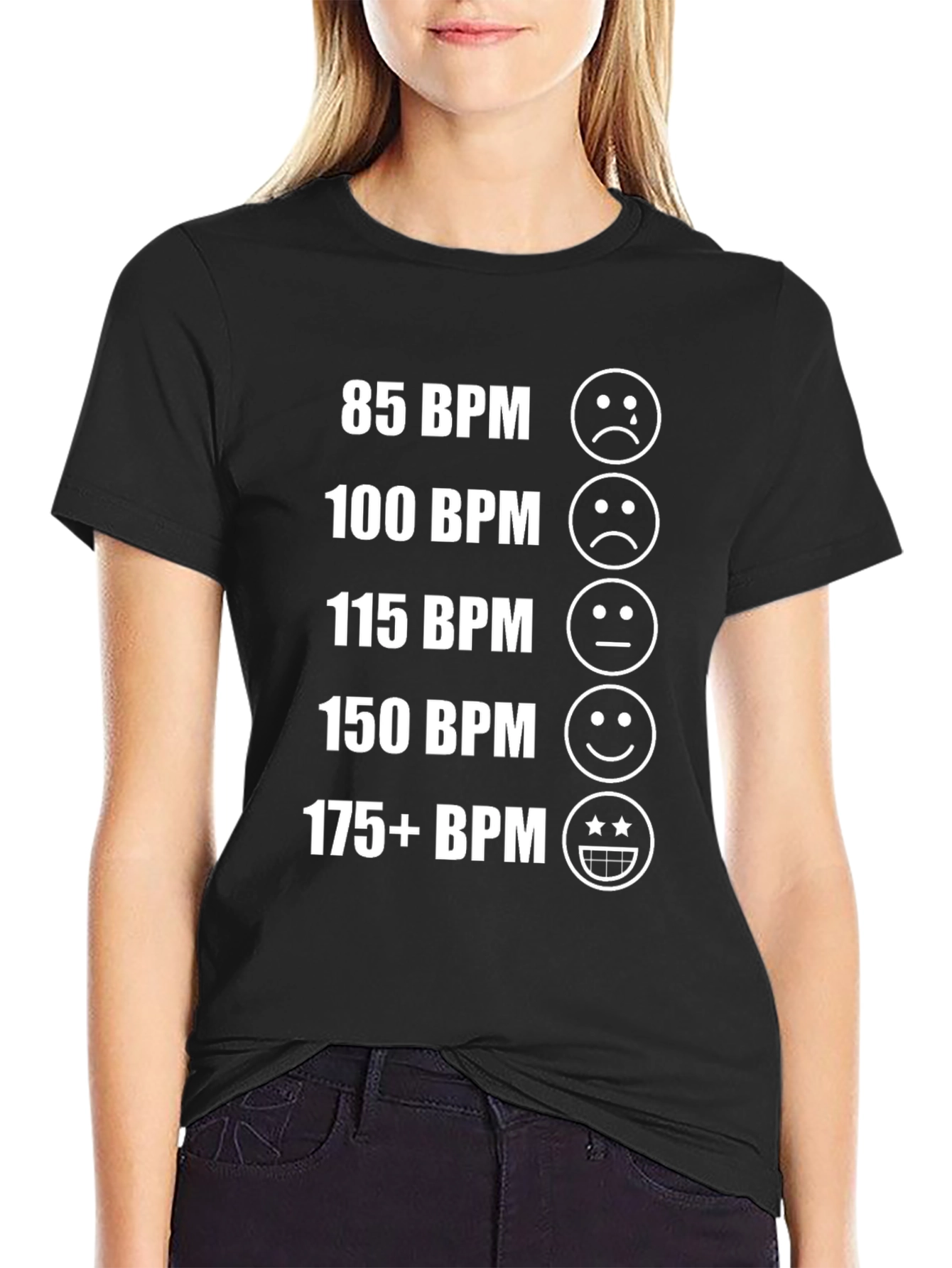 BPM Mood T-Shirt - Heart Rate Activated Fun!