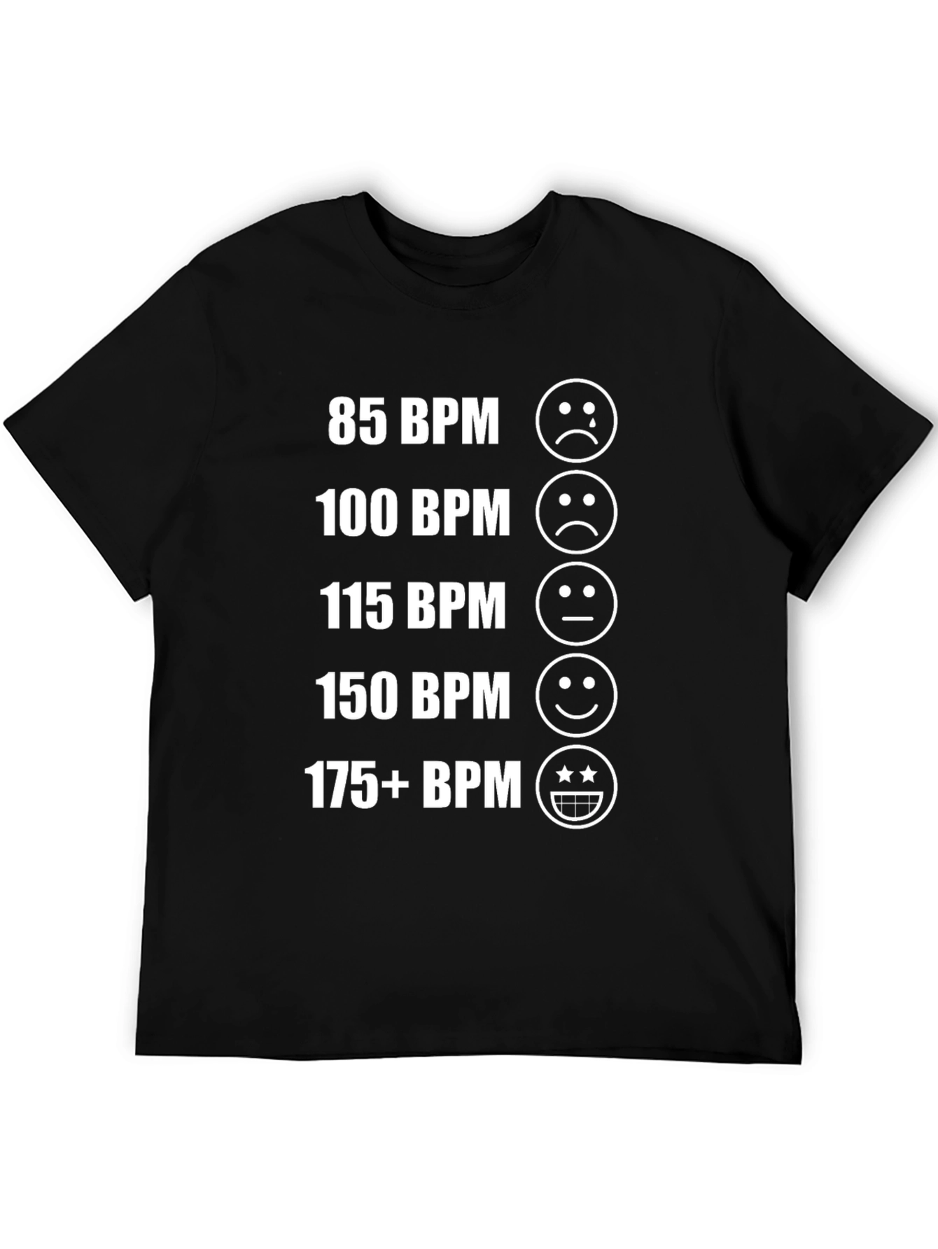 BPM Mood T-Shirt - Heart Rate Activated Fun!