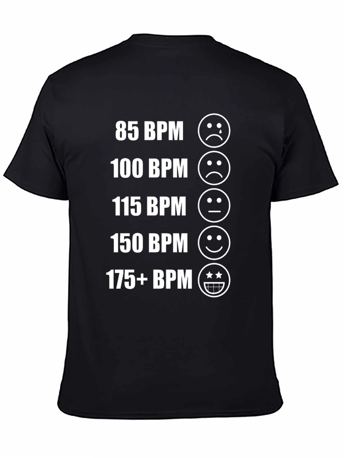 BPM Mood T-Shirt - Heart Rate Activated Fun!