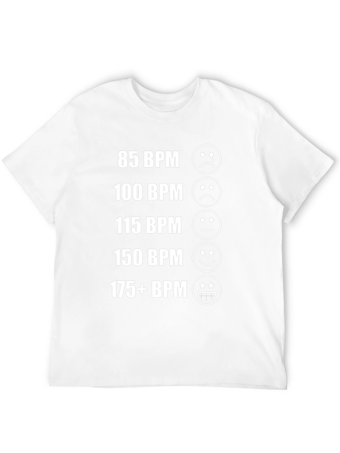 BPM Mood T-Shirt - Heart Rate Activated Fun!