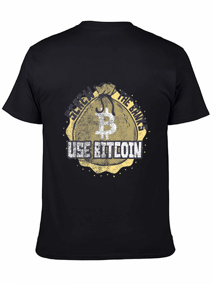 Bitcoin Crypto Black T-Shirt: Use Bitcoin!