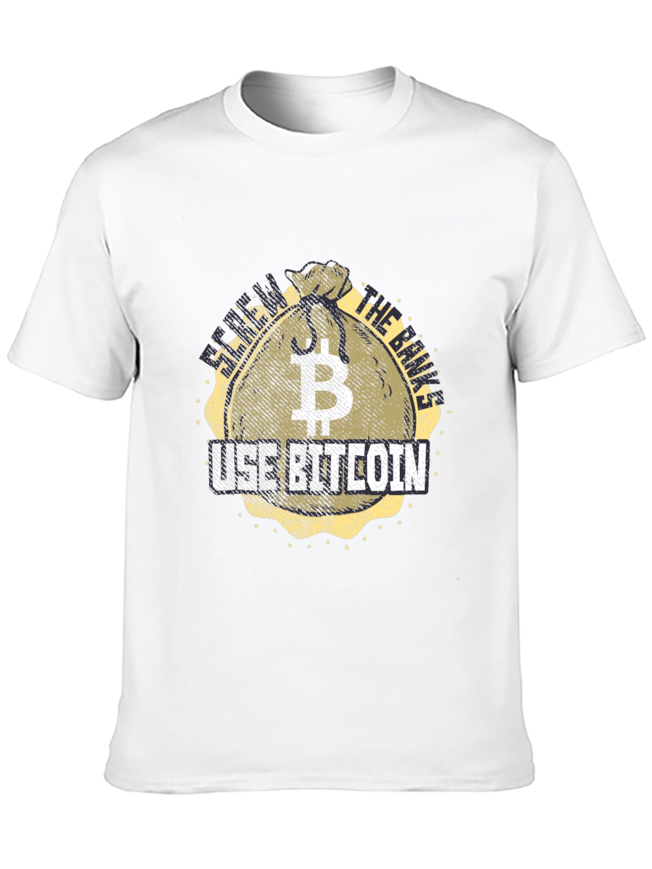 Bitcoin Crypto Black T-Shirt: Use Bitcoin!