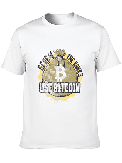 Bitcoin Crypto Black T-Shirt: Use Bitcoin!