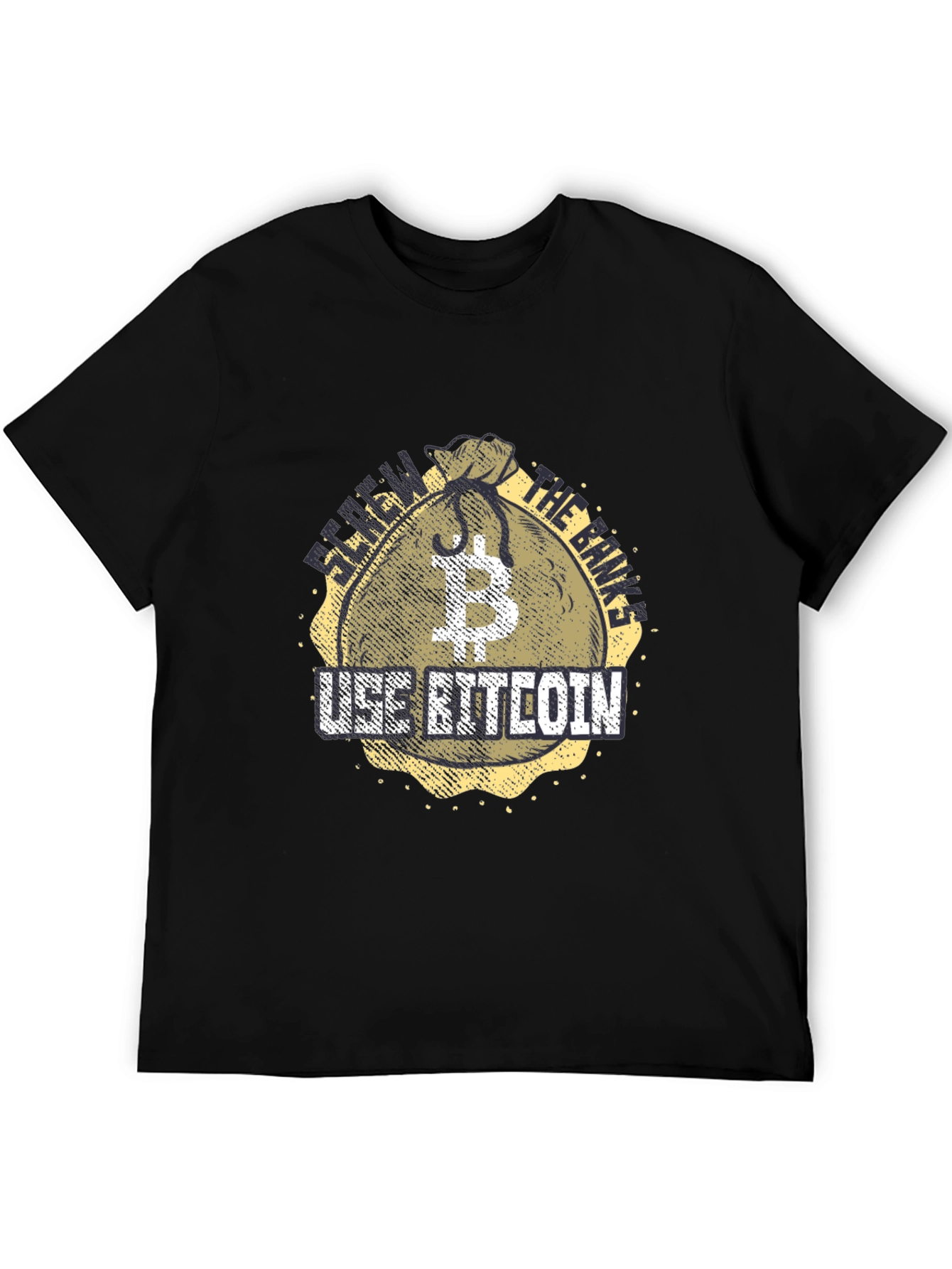 Bitcoin Crypto Black T-Shirt: Use Bitcoin!