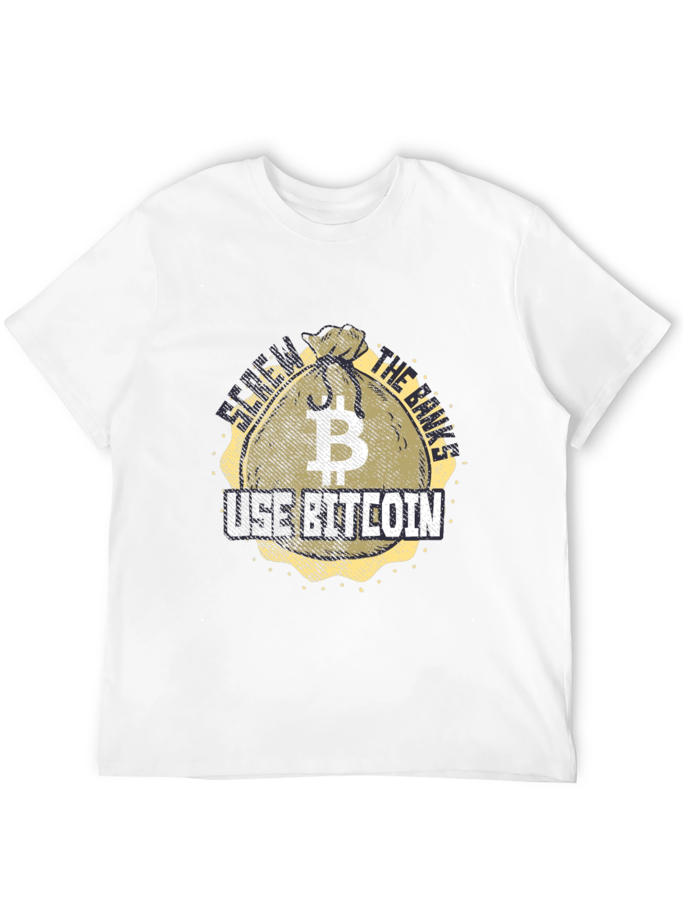 Bitcoin Crypto Black T-Shirt: Use Bitcoin!