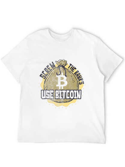 Bitcoin Crypto Black T-Shirt: Use Bitcoin!