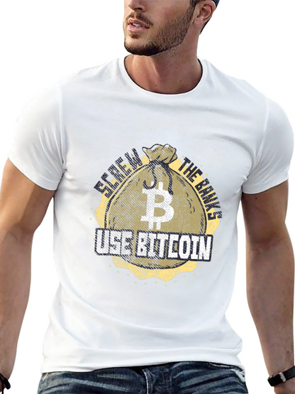 Bitcoin Crypto Black T-Shirt: Use Bitcoin!