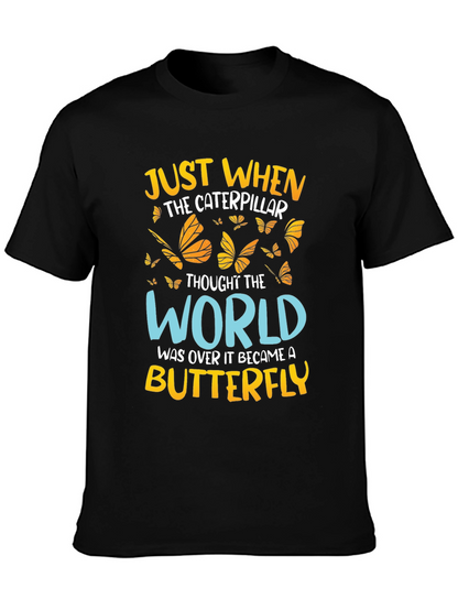 Butterfly Caterpillar Graphic Tee