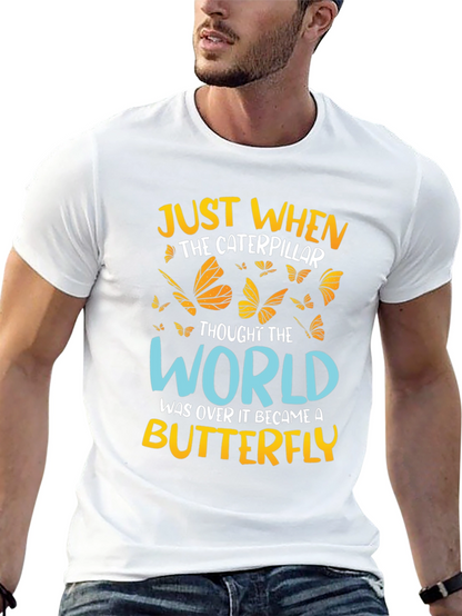 Butterfly Caterpillar Graphic Tee