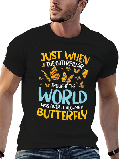 Butterfly Caterpillar Graphic Tee