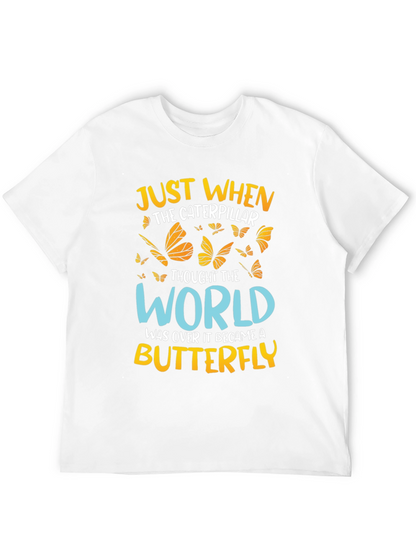 Butterfly Caterpillar Graphic Tee