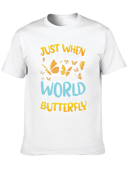 Butterfly Caterpillar Graphic Tee