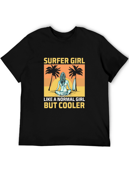 Surfer Girl T-Shirt - Beach Vibes