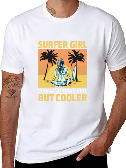 Surfer Girl T-Shirt - Beach Vibes