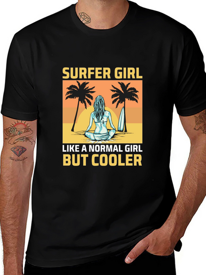Surfer Girl T-Shirt - Beach Vibes