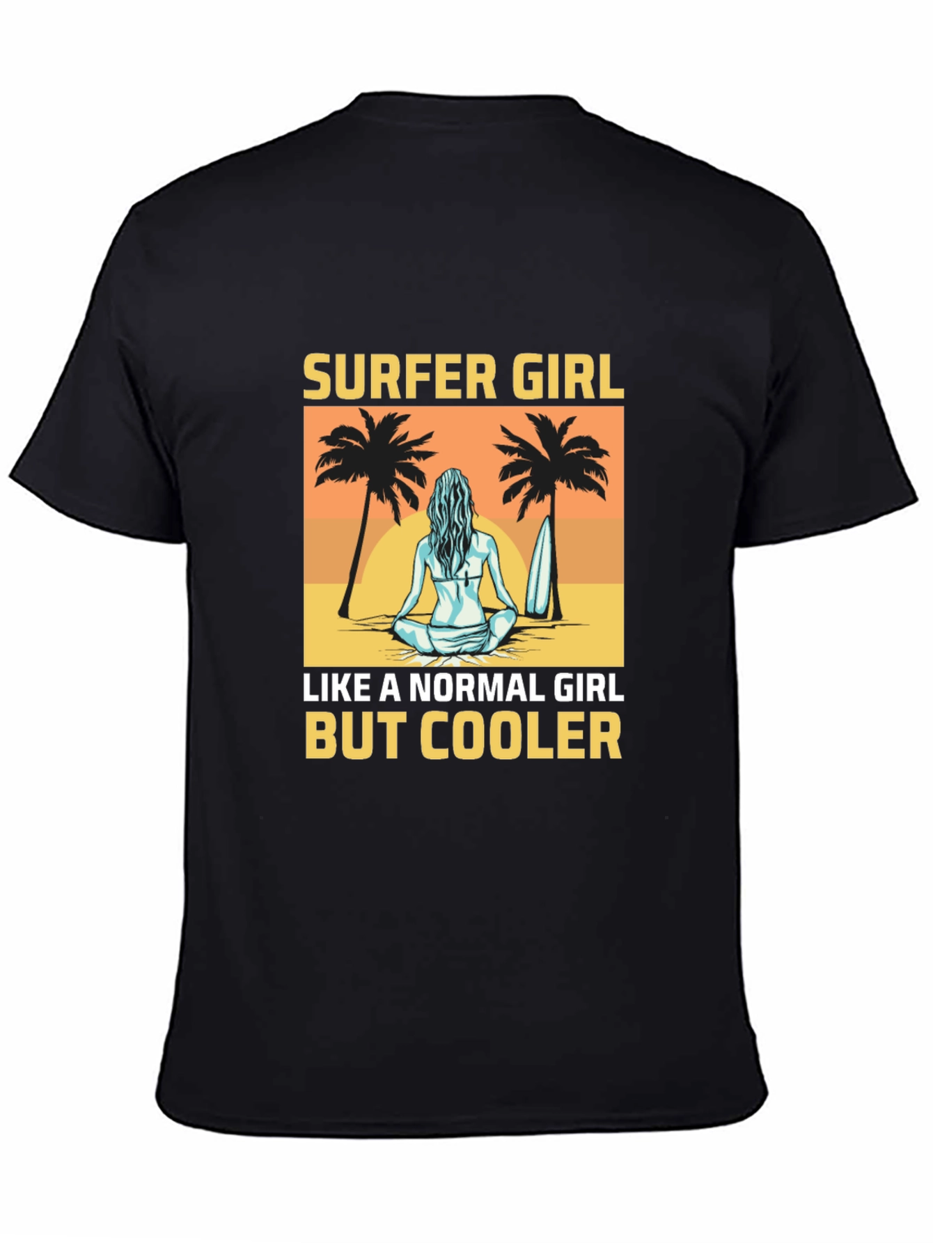 Surfer Girl T-Shirt - Beach Vibes