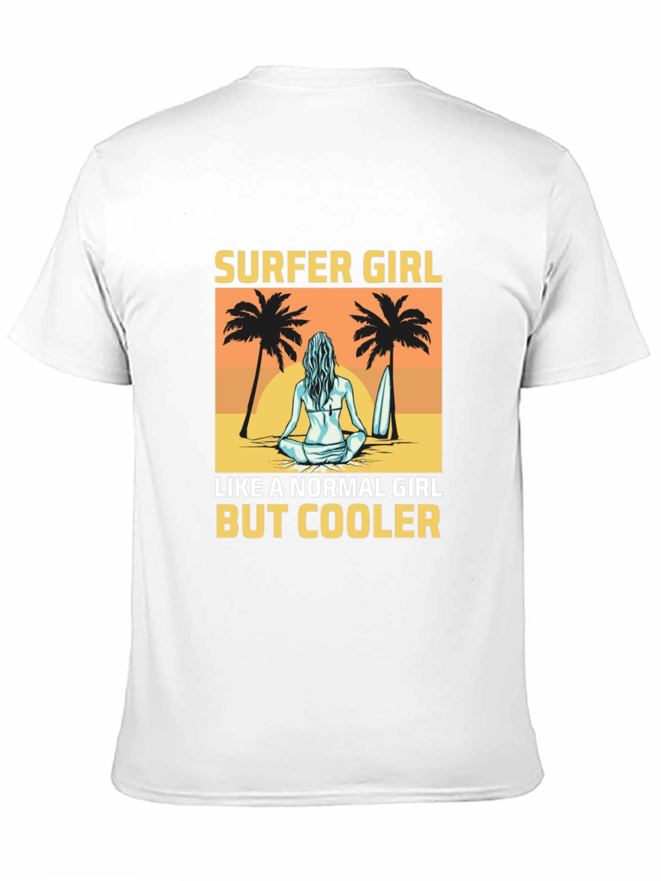 Surfer Girl T-Shirt - Beach Vibes