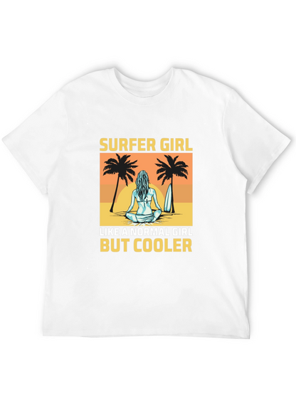 Surfer Girl T-Shirt - Beach Vibes