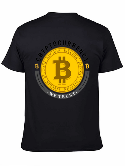 Bitcoin Cryptocurrency Graphic T-Shirt