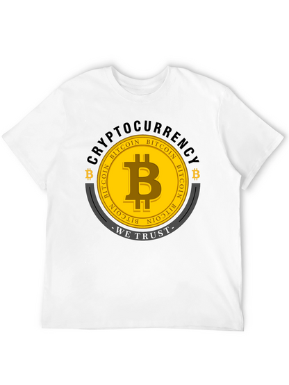Bitcoin Cryptocurrency Graphic T-Shirt