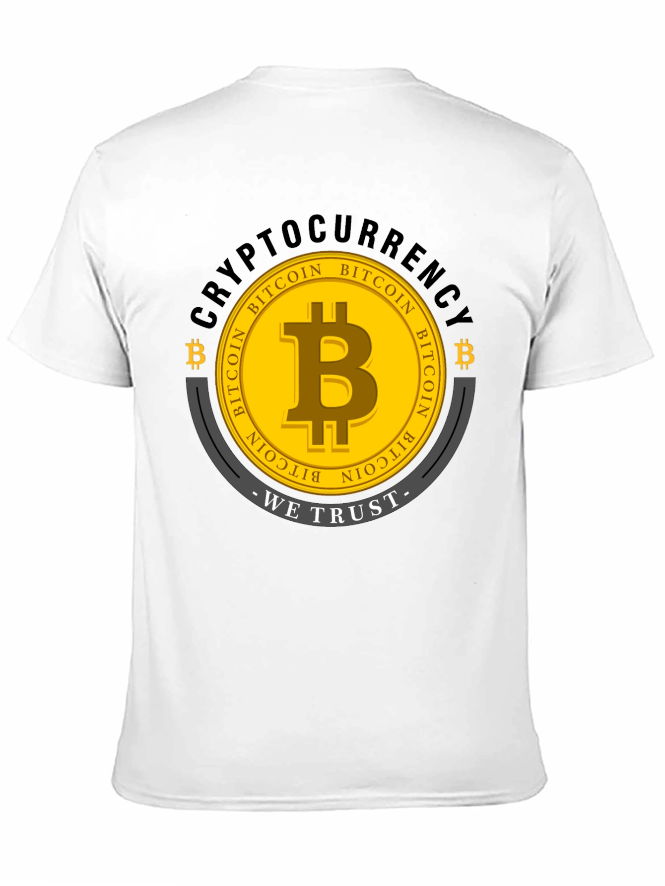 Bitcoin Cryptocurrency Graphic T-Shirt