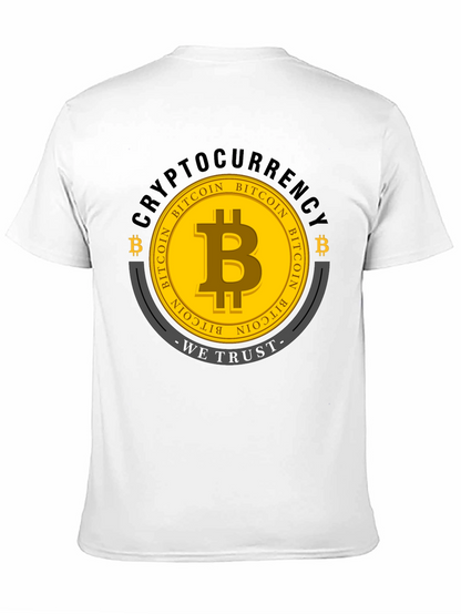 Bitcoin Cryptocurrency Graphic T-Shirt