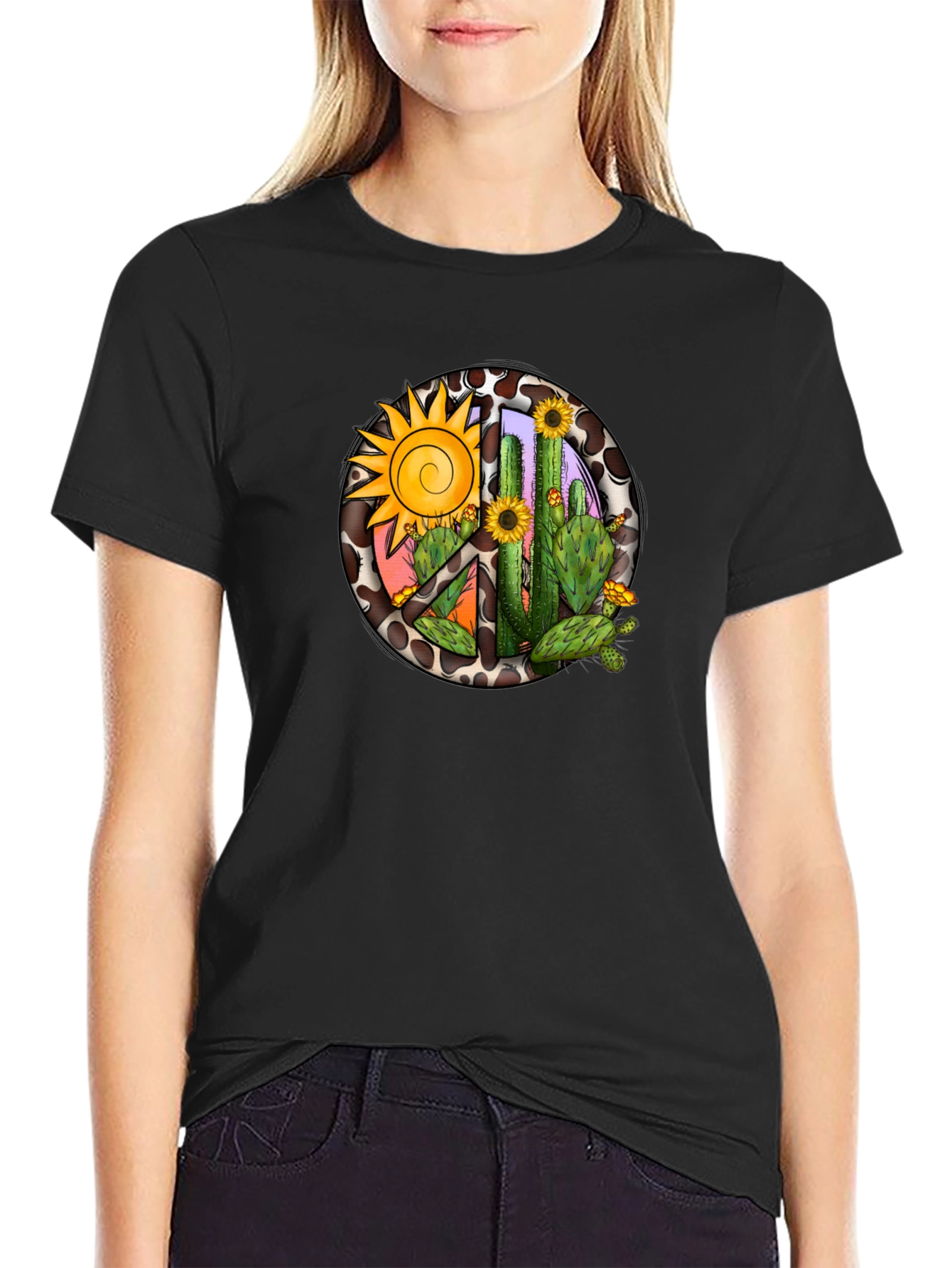 Cactus & Sun Graphic Tee