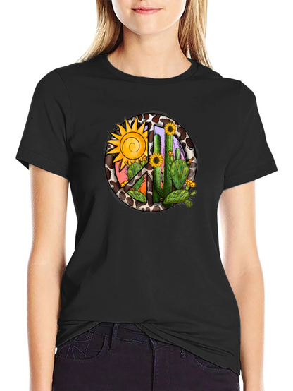 Cactus & Sun Graphic Tee