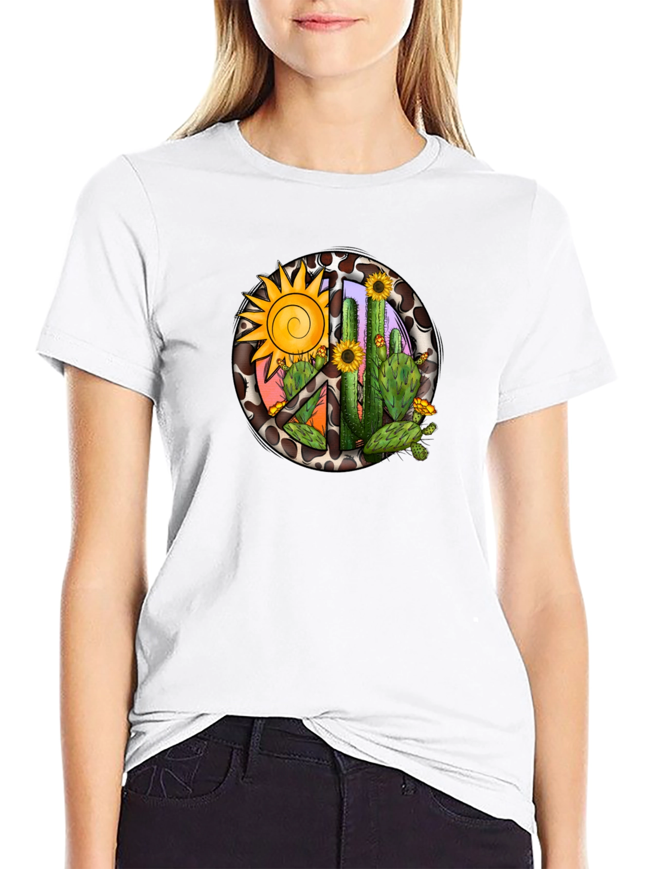 Cactus & Sun Graphic Tee