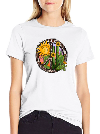 Cactus & Sun Graphic Tee