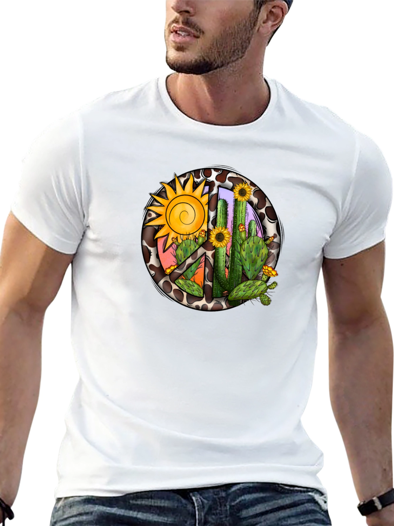 Cactus & Sun Graphic Tee