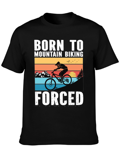 Born to Mountain Bike Graphic Tee
