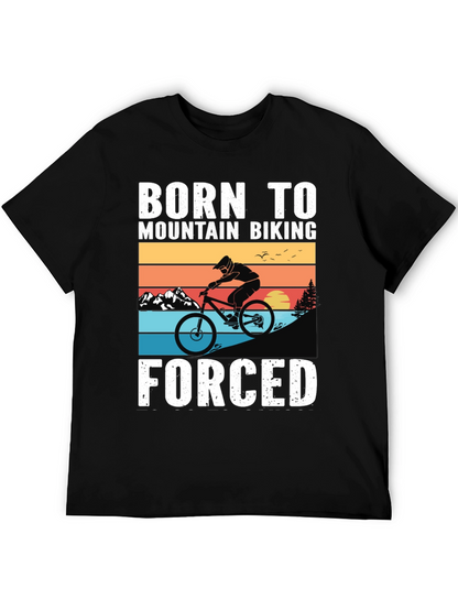 Born to Mountain Bike Graphic Tee