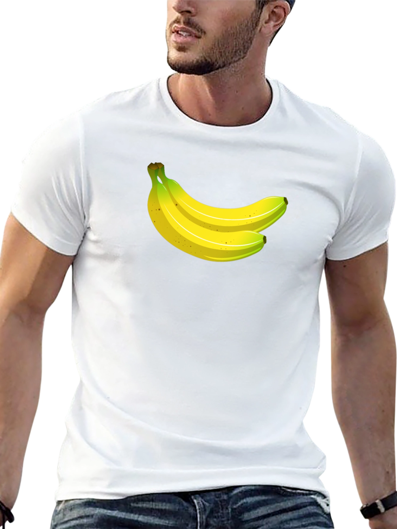 Banana Graphic Black T-Shirt