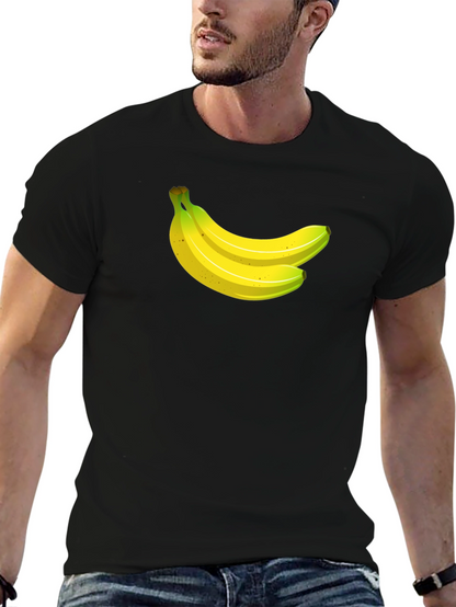 Banana Graphic Black T-Shirt
