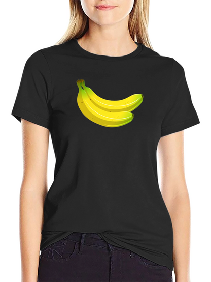 Banana Graphic Black T-Shirt