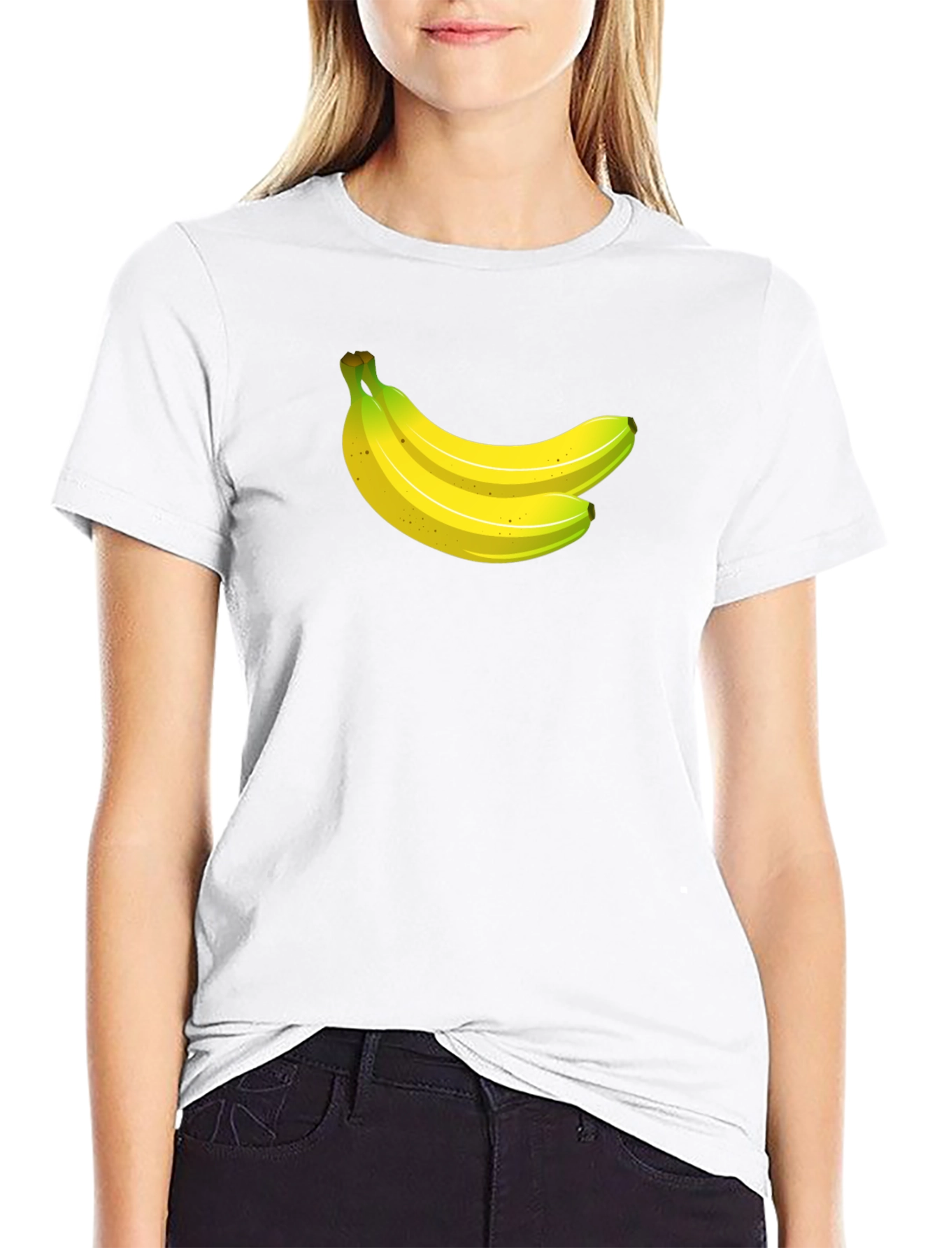 Banana Graphic Black T-Shirt