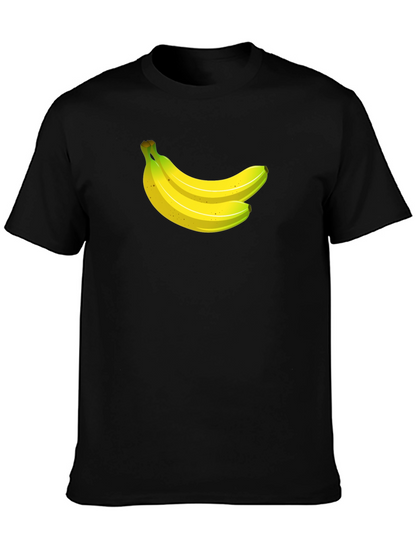 Banana Graphic Black T-Shirt