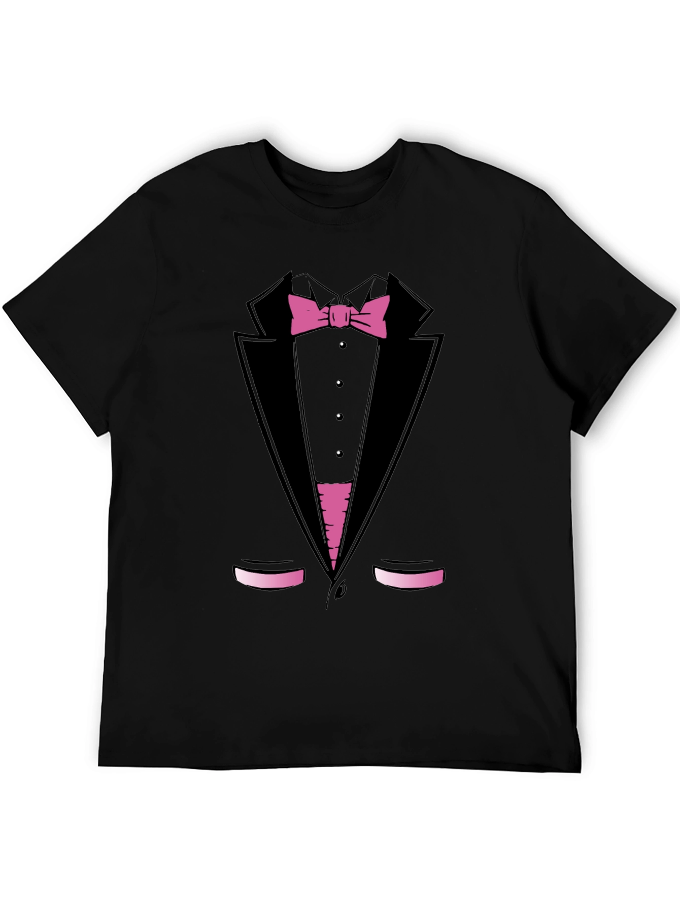 Tuxedo Print T-Shirt - Funny Dress Up Tee